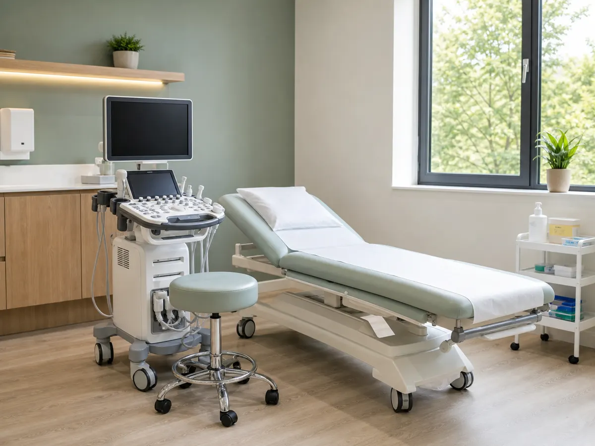 Private diagnostic ultrasound room